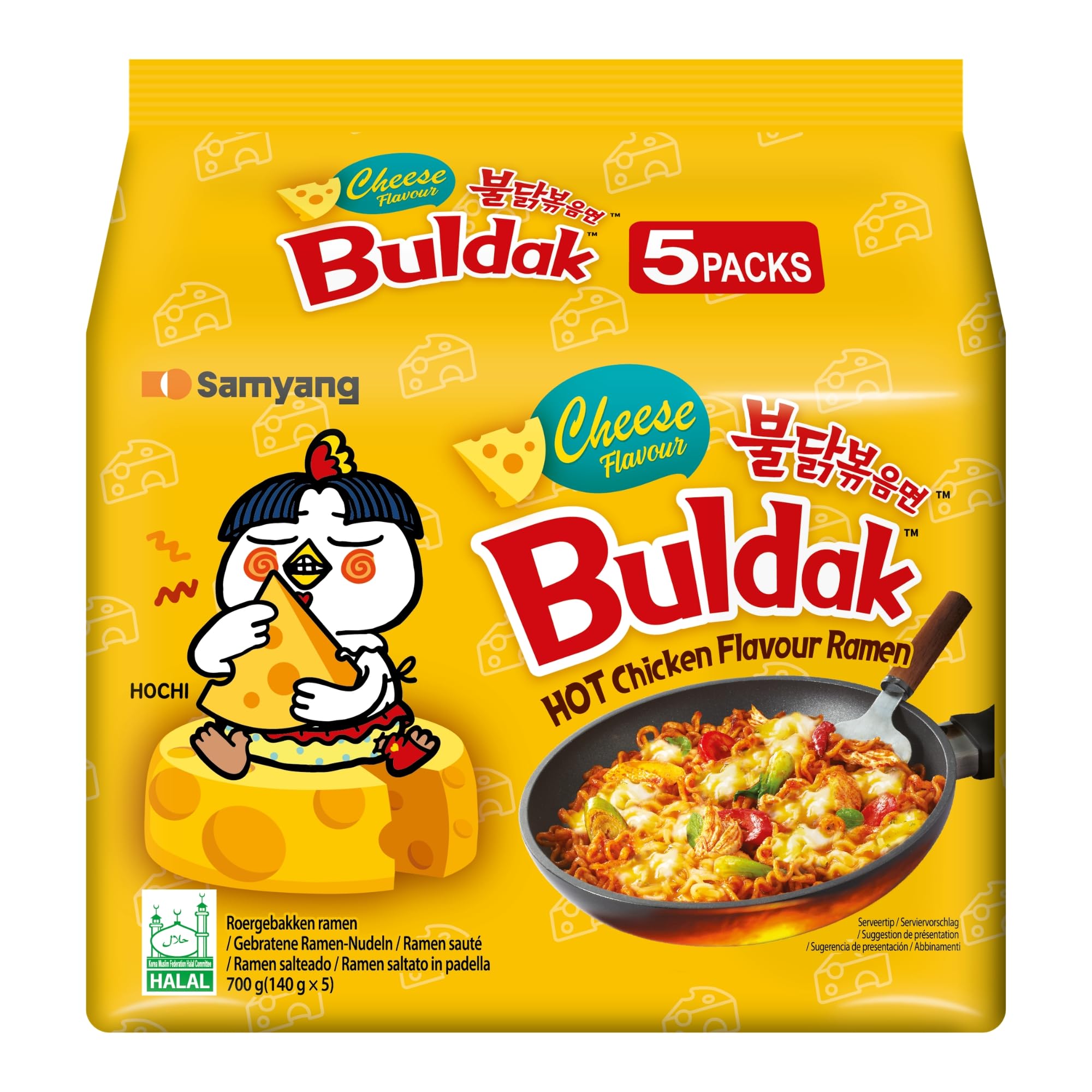 Samyang Buldak Spicy Ramen Cheese 5 packs